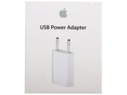 Зарядное устройство для iPod, iPhone  Apple USB Power Adapter (MD813ZM/A ) позволяет заряжать батарею от сети 220В USB2.0 / U= 5.0 В