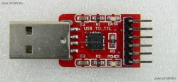 Преобразователь уровней TTL - USB на чипе CP2102