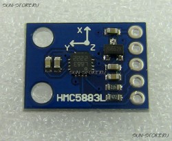 Датчик ускорения с магнитным сенсором - HMC5883L Triple Axis Compass Magnetometer Sensor Module 3V-5V