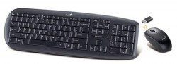 Клав.+ Мышь Genius   SlimStar 8000X. клавиатура: 2 горячих клавиш. black; оптическая мышь: 1200 dpi. 3 кнопки. black. Colour box