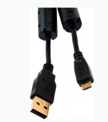 Кабель Defender  USB08-06PRO USB 2.0 AM-MicroBM.1.8м.зол.кон..2фил