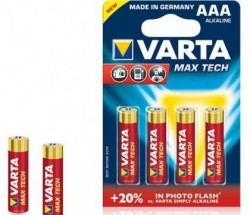 Батарейки VARTA MAX TECH AAA бл 4