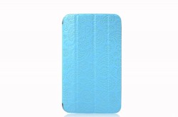 Чехол Gissar Paisley 81157 для планшета Samsung Galaxy Tab3 8" Голубой (Качественная PU кожа. крышка трансформер 4 положения. доступ ко всем разъемам)