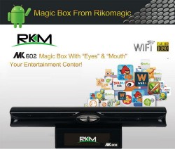 Миникомпьютер-приставка Rikomagic MK602 Mini PC(Cotex A9(1.6Ghz)/1Gb DDR3/8GB ROM/HDMI/2хUSB/WIFI/Bluetooth/microSD/mic/webcam)