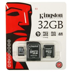 Карта памяти MicroSDHC 32GB Kingston Class4 <SDC4/32GB>