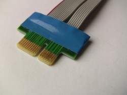 PCI-E 1X Riser Card PCI Express Ribbon Extender Cable (PCI-E36Pin)